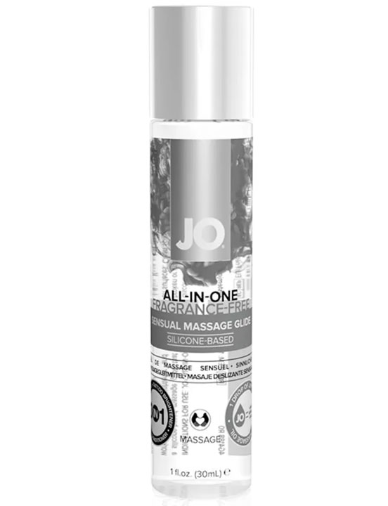 JO ALL-IN-ONE, лубрикант массажный на силиконовой основе без запаха, 30 мл