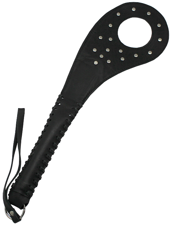 Хлопушка с металлической фурниторой, чёрная