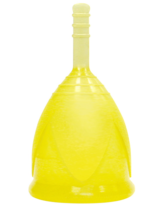 Менструальная чаша жёлтая, S, 35 мл