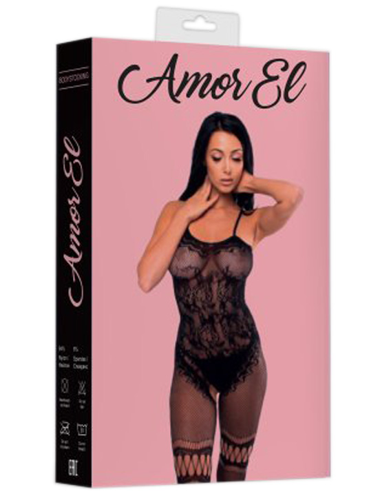 Кетсьюит (боди-комбинезон) Valencia, чёрный, S/L