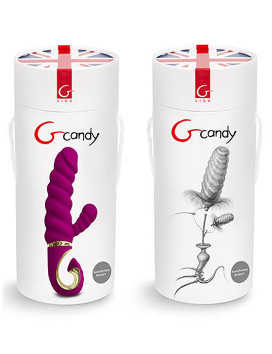 Вибратор Gcandy - Sweet Raspberry, 35x180 мм