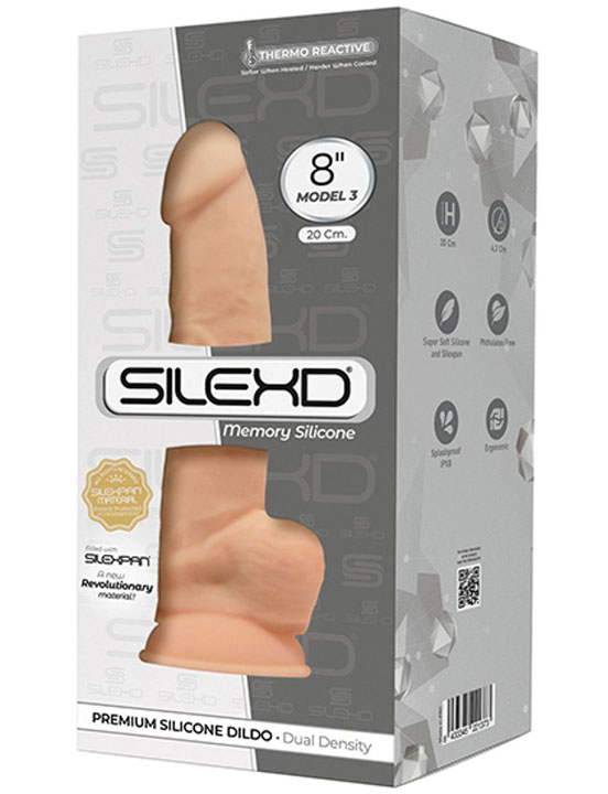 Фаллоимитатор SILEXD Model 3, телесный, 8"