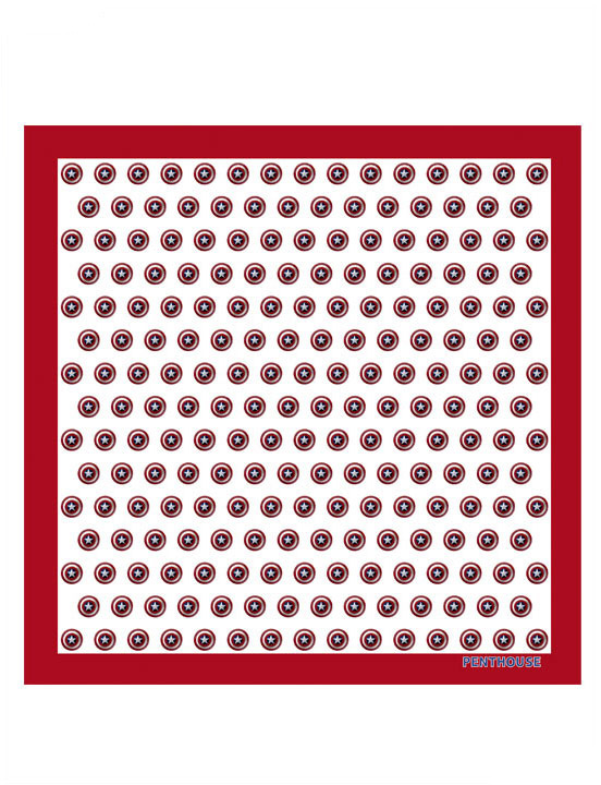 Платок «Капитан Америка», шармус, 60х60 см