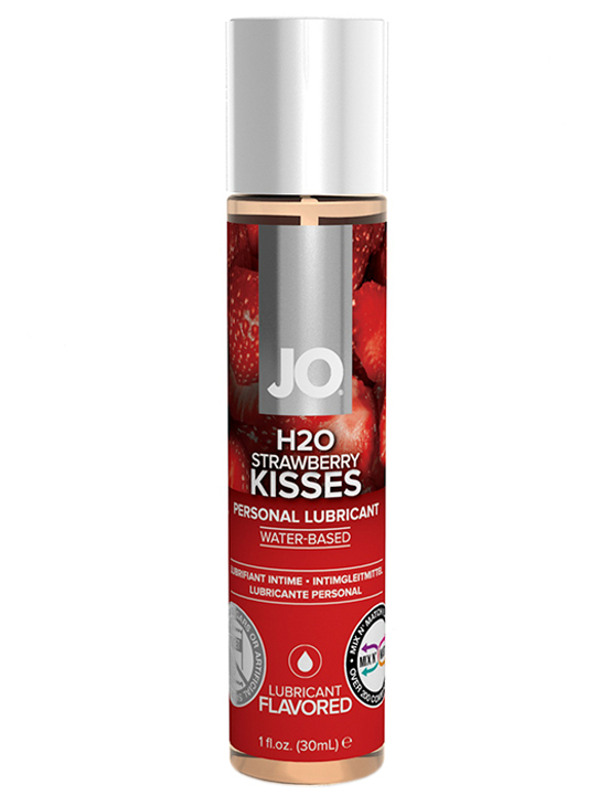JO Flavored Клубничный Поцелуй, лубрикант ароматизированный на водной основе, 30 мл