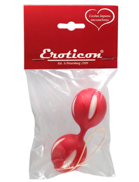 Шарики вагинальные, красные, диаметр 35 мм