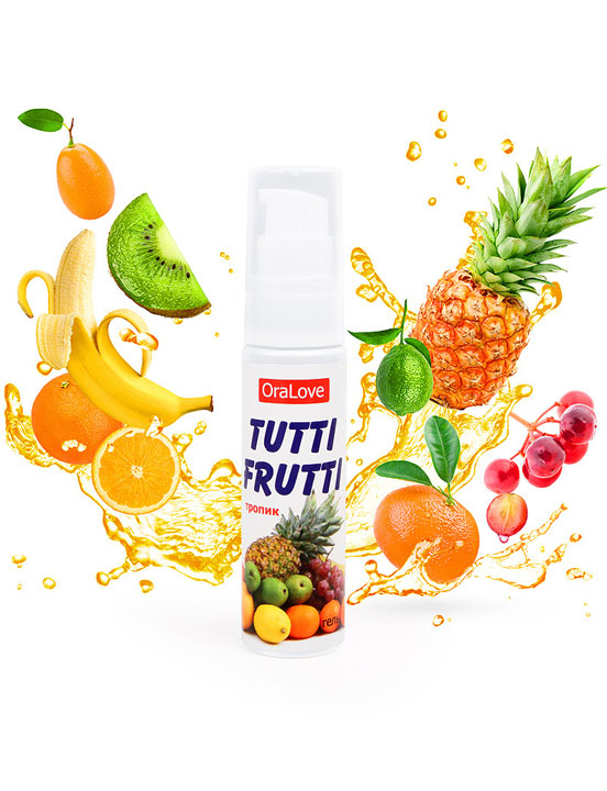 Гель-лубрикант «Tutti-Frutti Тропик» серии OraLove, 30 г
