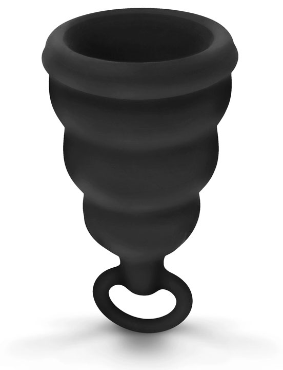 Менструальная силиконовая чаша Gvibe Gcup Black, чёрная, 10 мл
