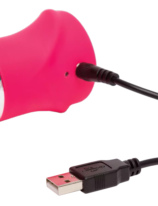 Вибратор Happy Rabbit Thrusting Realistic, розовый