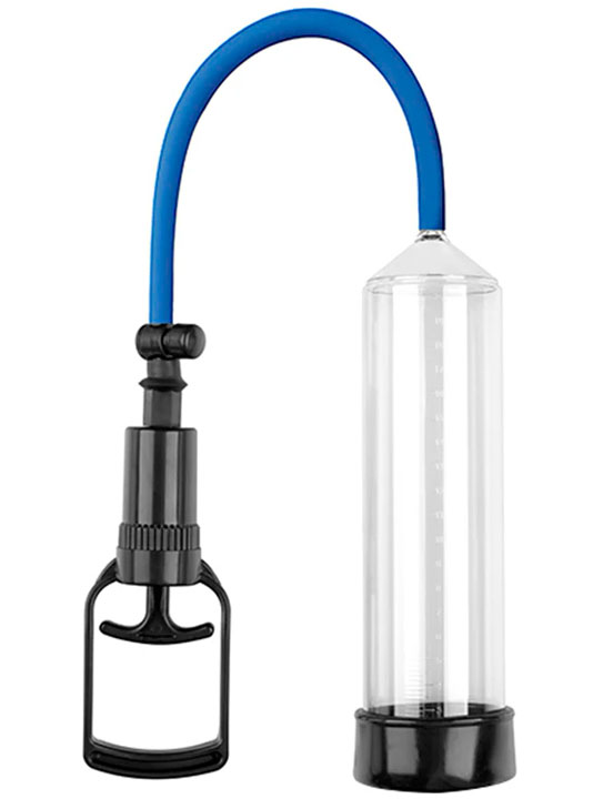Помпа вакуумная Eroticon PUMP X1 с насосом, прозрачная, 60x250 мм