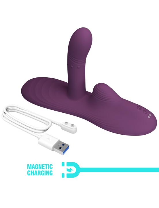 Вибратор-подушка Luka с нагревом, фиолетовый