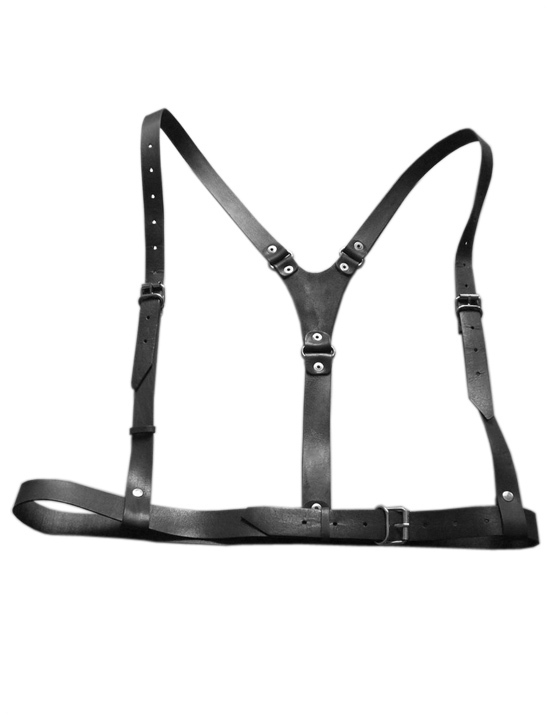 Портупея, чёрная кожа