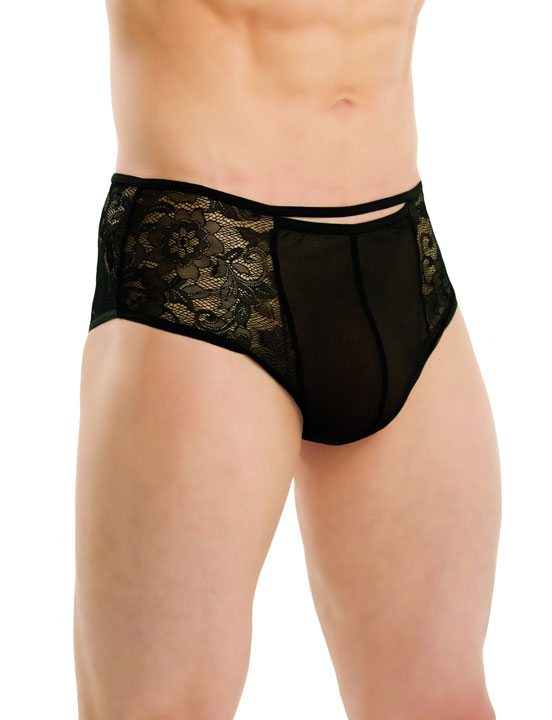 Трусы мужские, чёрные, 50-52