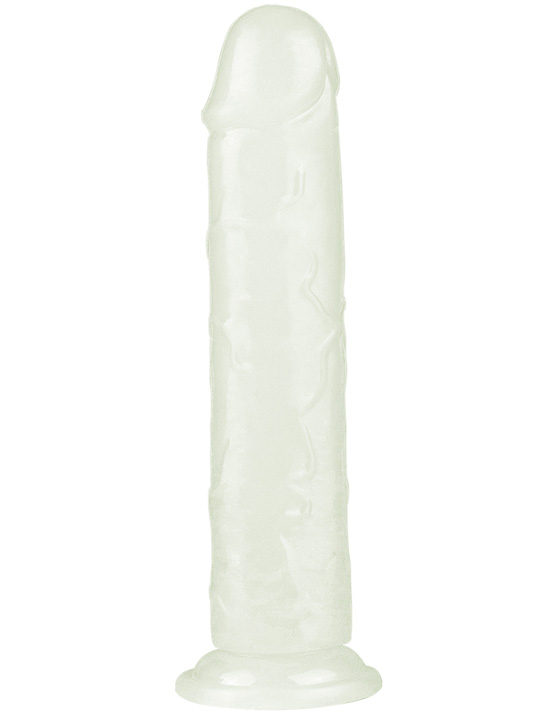 Фаллоимитатор 8'' Lumino Play Dildo светящийся на присоске, 40x210 мм