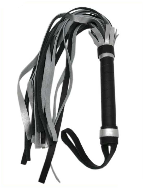 Флогер, цветной, кожа, 50 см