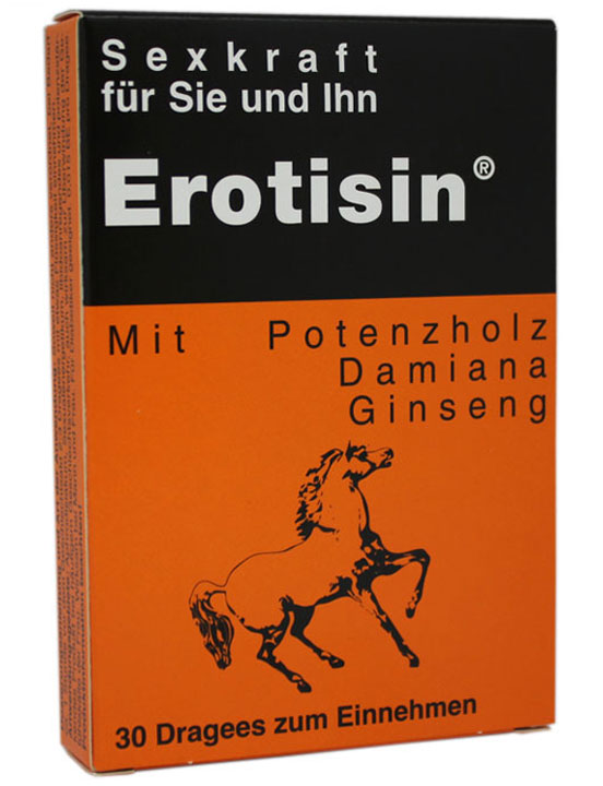 Таблетки «Эротизин», Erotisin, 30 таблеток