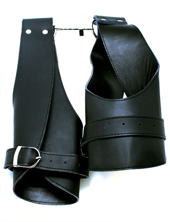 Манжеты с «галстуком», чёрные