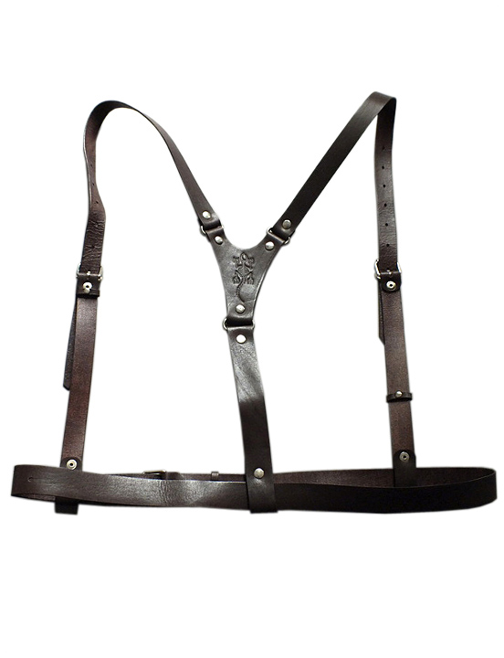 Портупея, коричневая кожа