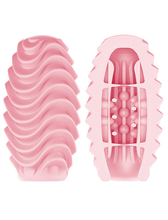 Мастурбатор-яйцо Passionate двустороннее, розовое, 46x86 мм