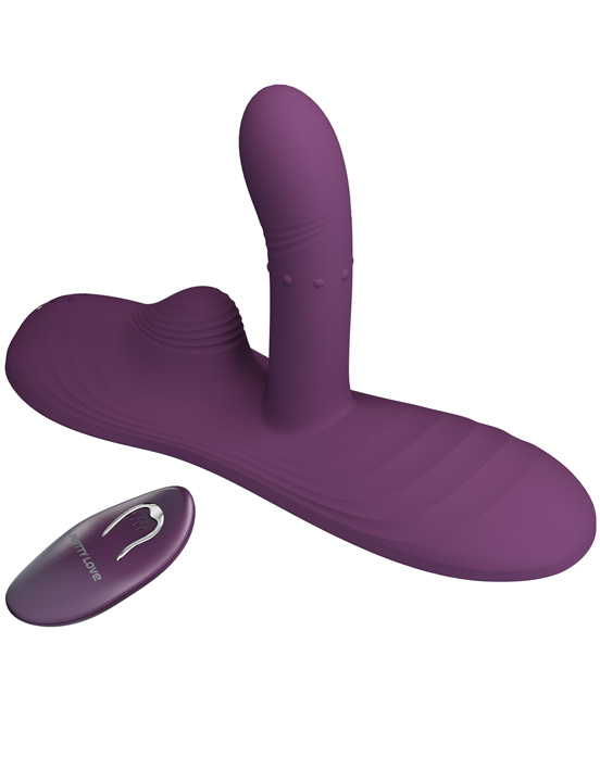 Вибратор-подушка Luka с нагревом, фиолетовый