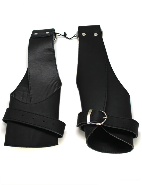 Манжеты с «галстуком», чёрные