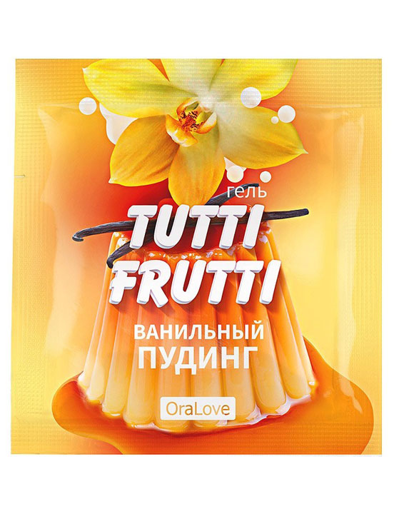 Гель-лубрикант «Tutti-Frutti Ванильный пудинг» 4 г