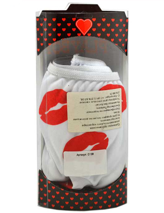 Трусы с хоботом и поцелуями