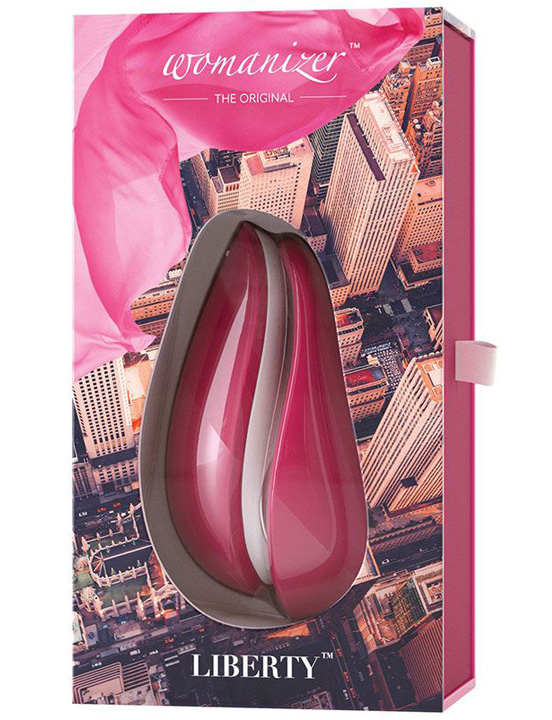 Стимулятор клитора Womanizer Liberty, красный