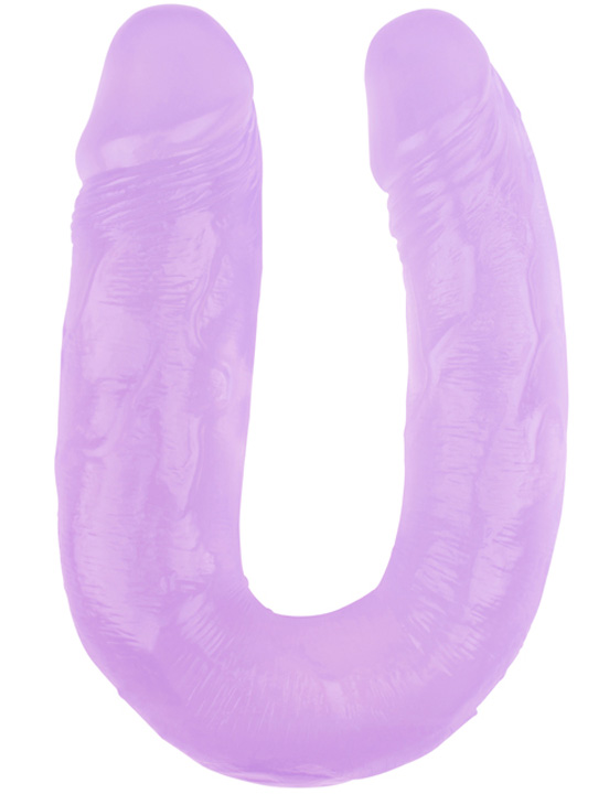 Фаллоимитатор сдвоенный, фиолетовый