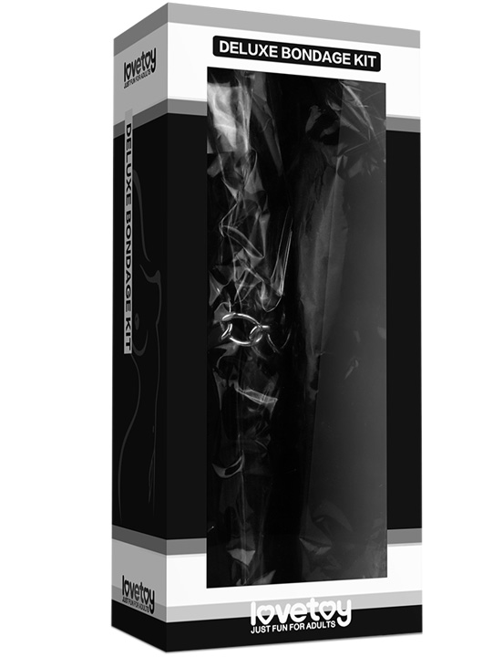Набор Deluxe Bondage Kit для игр (маска, вибратор, кляп, плётка)