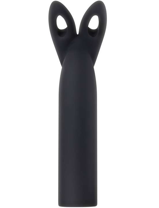 Вибропуля FOUR PLAY с 3 насадками, чёрный