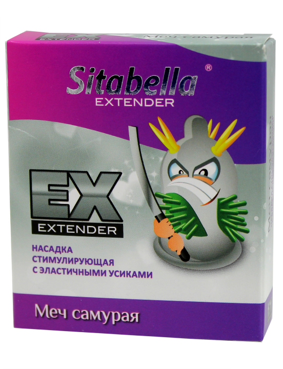 Насадка стимулирующая Extender «Меч самурая» с эластичными усиками