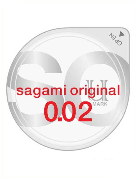 Презервативы Sagami Original 0.02, тонкие, полиуретановые, 2 шт.