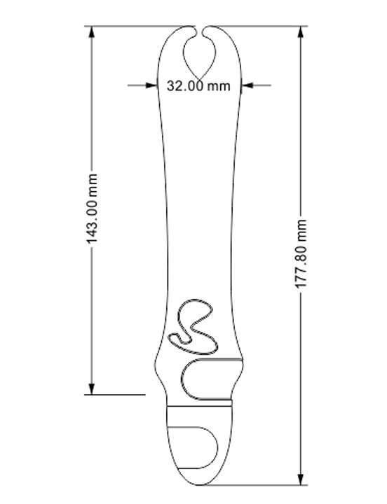 Вибратор с рожками Pedicel