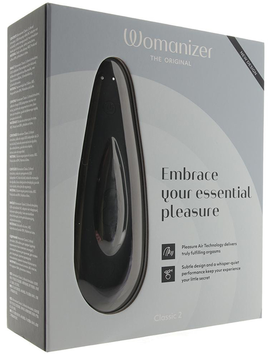 Стимулятор клитора Womanizer Classic 2, чёрный