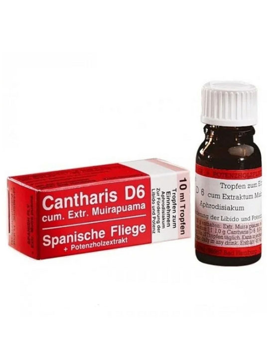 Капли «Кантарис Д6», Cantharis D6, 10 мл