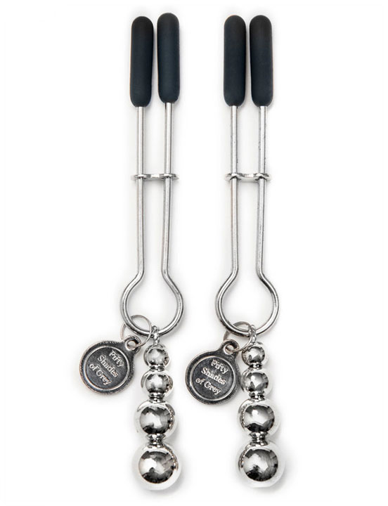 Зажимы для сосков Fifty Shades of Grey The Pinch Adjustable, металлические