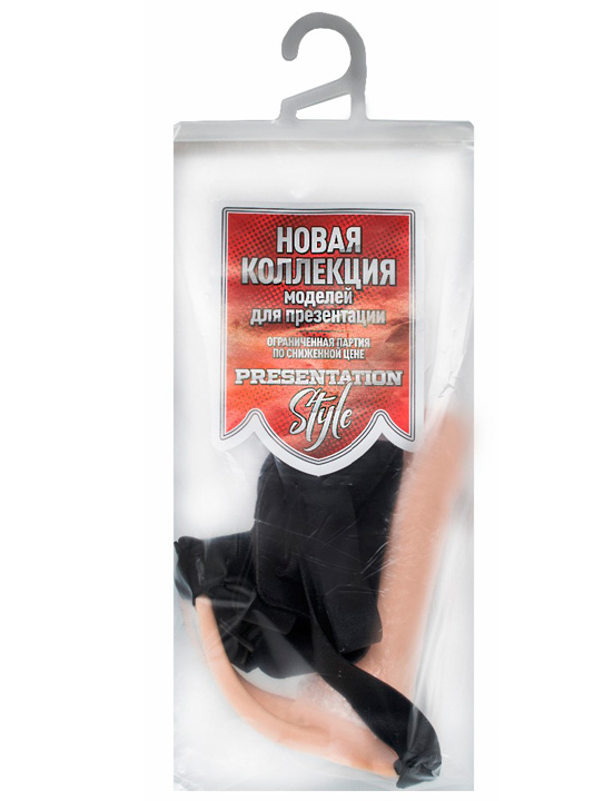 Фаллоимитатор поясной пустотелый с бандажом