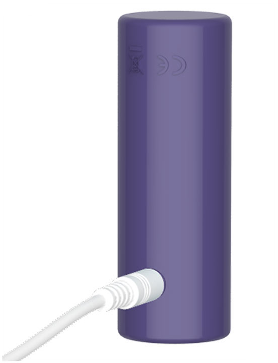 Виброкольцо эрекционное Magic Ring, USB, фиолетовый, 72 мм