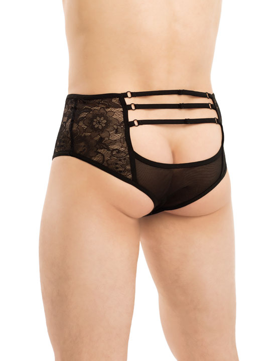 Трусы мужские, чёрные, 50-52