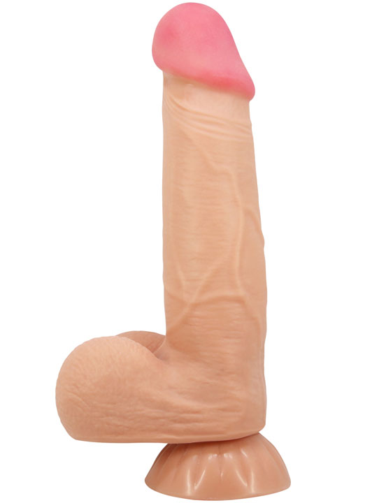 Фаллоимитатор реалистичный с эффектом скользящей кожи, 46x218 мм