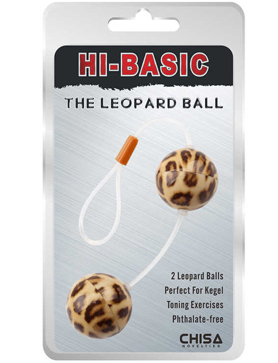 Вагинальные шарики Leopard Ball со смещённым центром тяжести