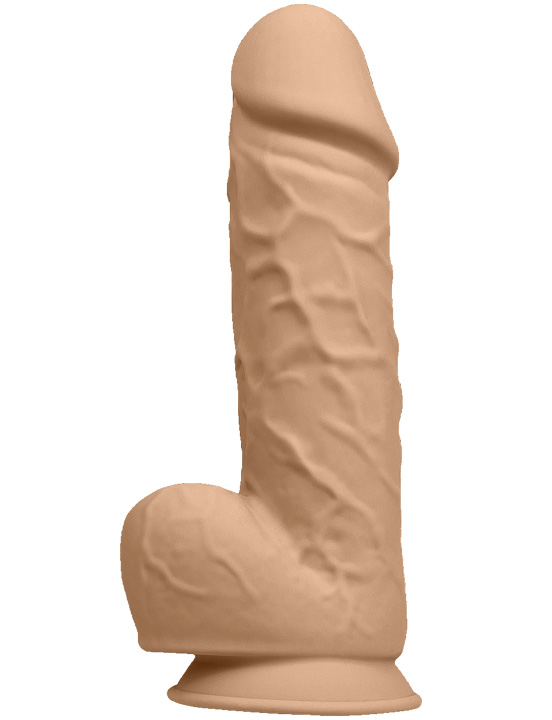 Фаллоимитатор SILEXD Model 1 Real Skin с мошонкой, 8,5", телесный