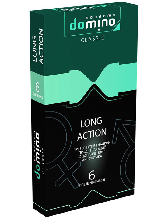 Презервативы DOMINO CLASSIC Long Action, 6 шт.
