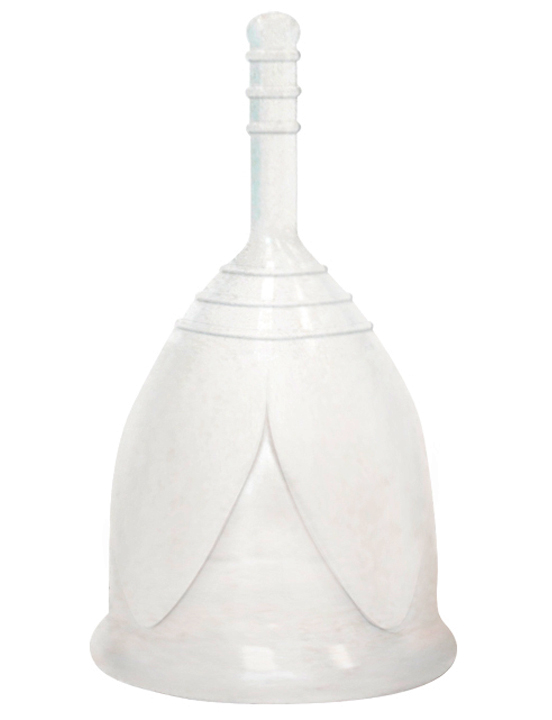 Менструальная чаша белая, S, 35 мл