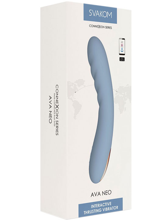 Вибромассажёр AVA NEO интерактивный с возвратно-поступательными движениями