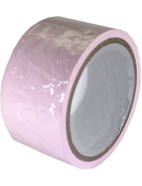 Скотч для бондажа, розовый, 15 м
