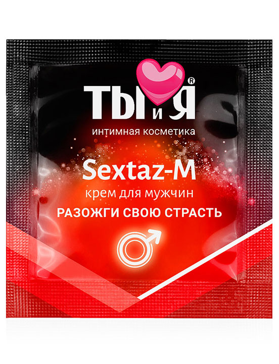 Крем Sextaz-M для мужчин, одноразовая упаковка, 1,5 г