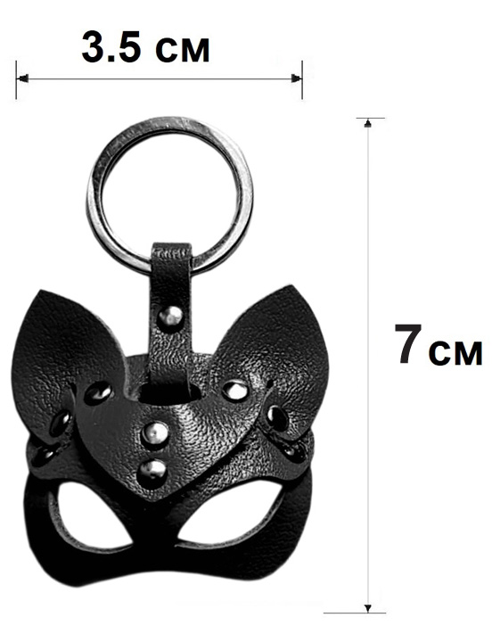 Сувенир-брелок «Кошка», чёрный