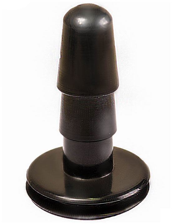 Коннектор между фаллоимитатором и поясом, чёрный 