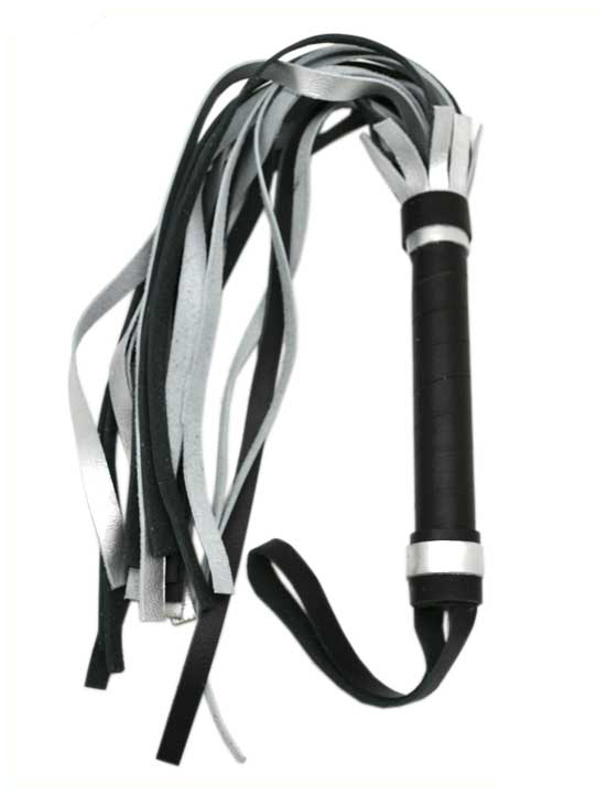 Флогер, цветной, кожа, 50 см